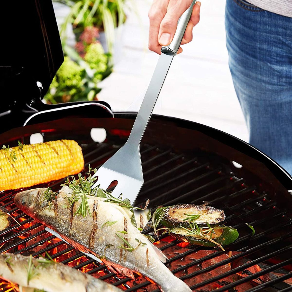 Mnm Box Deals | Stainless Steel 3 Piece Bbq Tool Set Stainless Steel 3 Piece BBQ Tool Set - Image 3