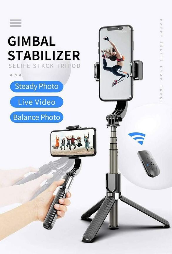 Mnm Box Deals | Gimbal Stabilizer Selfie Stick Gimbal Stabilizer Selfie Stick - Image 4
