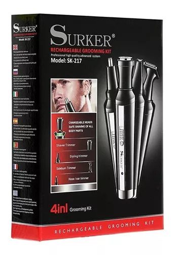 Mnm Box Deals | 4 In 1 Surker Rechargeable Grooming Kit 4 in 1 Surker Rechargeable Grooming Kit - Image 3