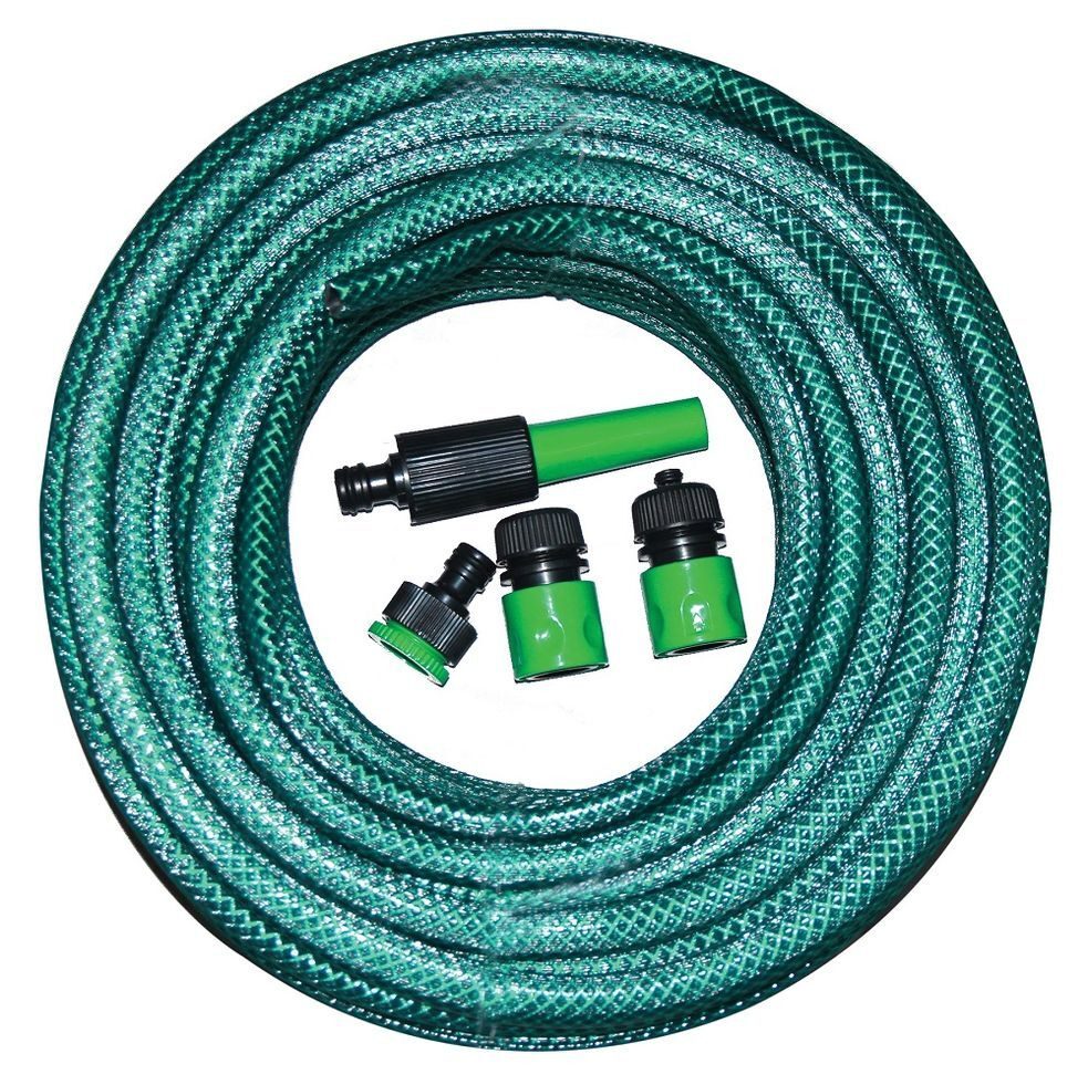 20m Garden PVC Green Hose Pipe