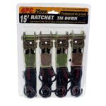 Mnm Box Deals | 15&Quot; Ratchet Tie Down 4 Piece MnM Box Deals | 15" Ratchet Tie Down 4 Piece