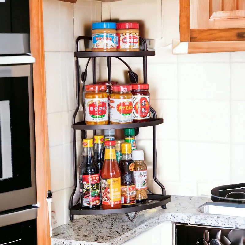 Mnm Box Deals | 3 Tier Multifunctional Corner Shelf Rack 3 Tier Multifunctional Corner Shelf Rack - Image 5