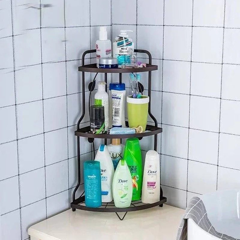 Mnm Box Deals | 3 Tier Multifunctional Corner Shelf Rack 3 Tier Multifunctional Corner Shelf Rack - Image 3