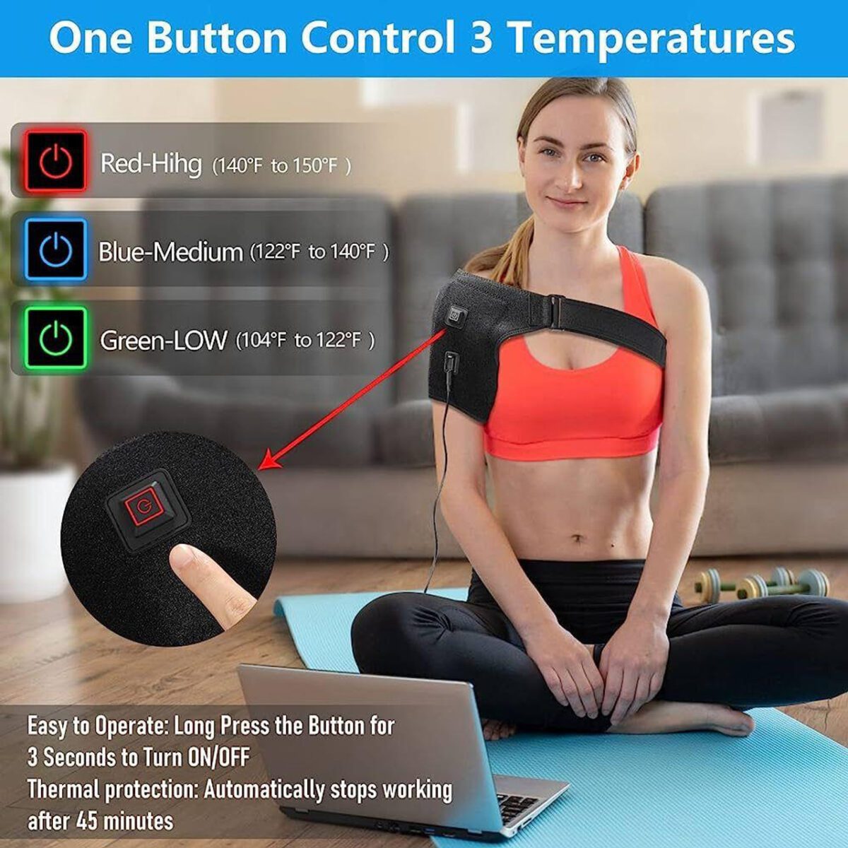 Mnm Box Deals | Electric Shoulder Heating Pad Electric Shoulder Heating Pad - Image 5