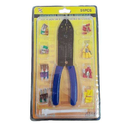8" Crimping Tool with 50 Terminals