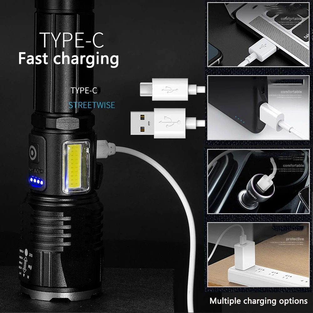 Mnm Box Deals | Rechargeable Led Police Torch Bx-P21 Rechargeable Led Police Torch BX-P21 - Image 4
