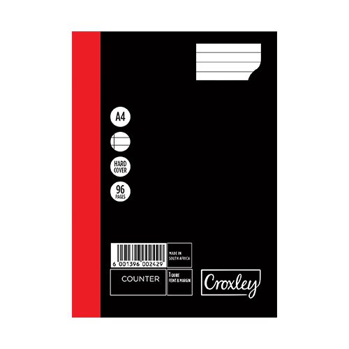 Croxley Counter Book 1 Quire A4 - 96 Pages