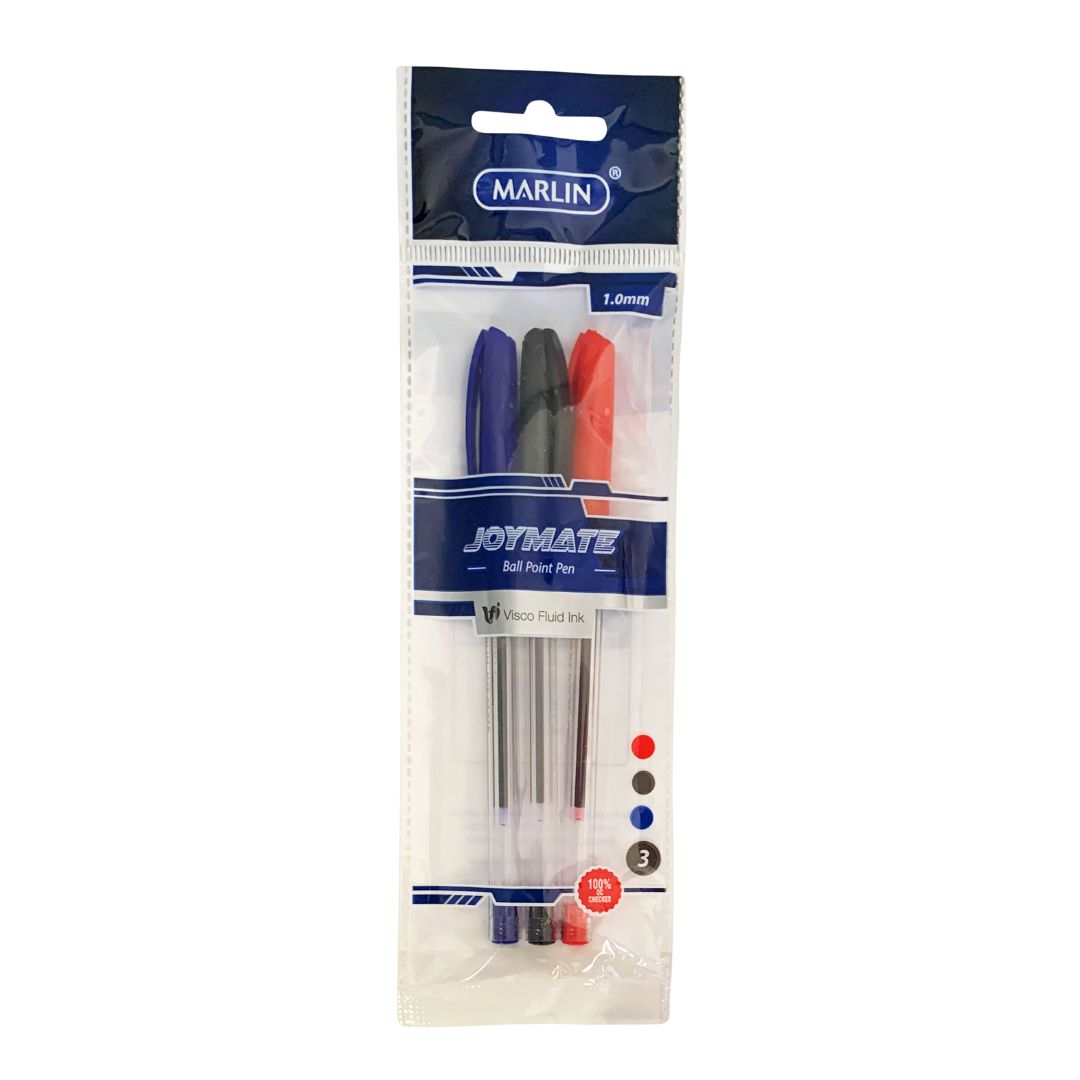 Marlin Joymate Ball Point Pens Set of 3
