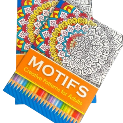 Motifs Colouring Book for Adults