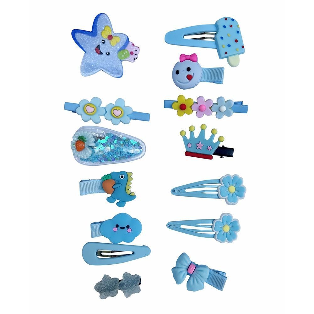 14 Piece Kids Cartoon Hair Accessories