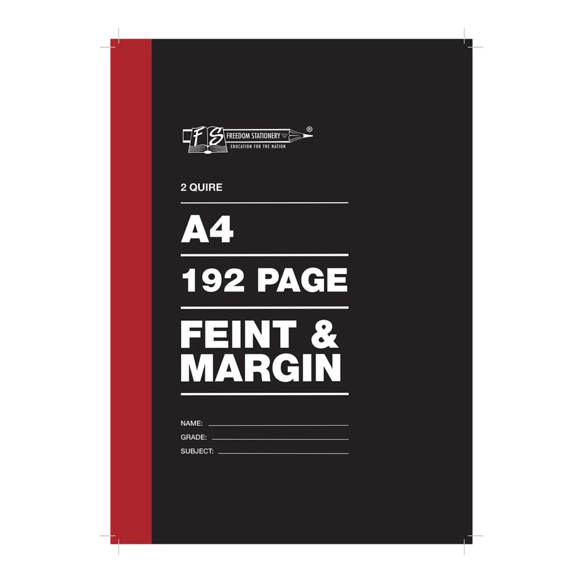 Freedom Stationary 2 Quire A4-192 Pages