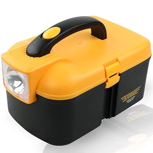 LED Storage Tool Box with Light