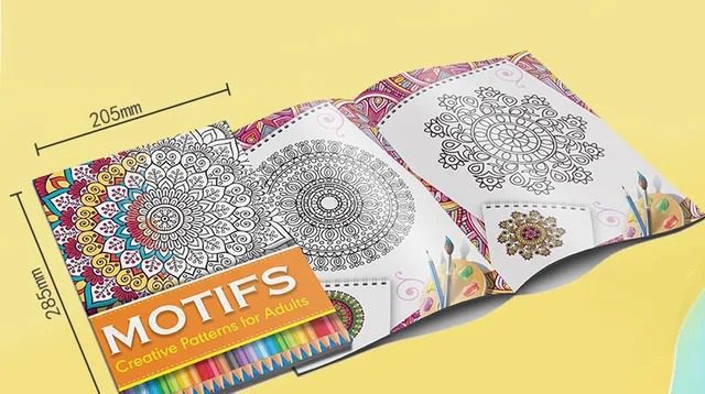 Mnm Box Deals | Motifs Colouring Book For Adults Motifs Colouring Book for Adults - Image 6
