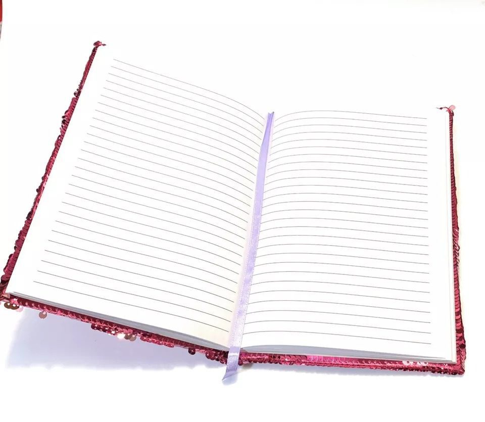 Mnm Box Deals | A5 Reversible Sequin Notebook A5 Reversible Sequin Notebook - Image 3