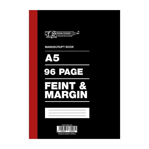 Freedom Stationary A5-96 Pages Feint and Margin