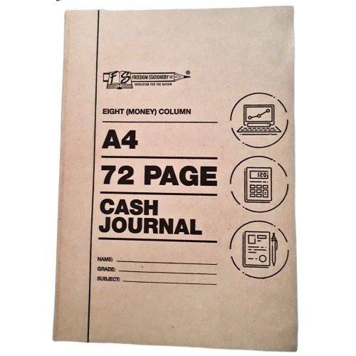Freedom Stationary A4-72 Pages Cash Journal