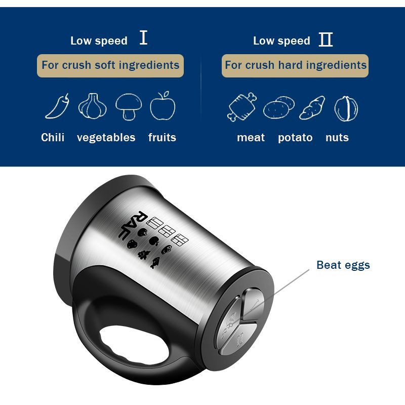Mnm Box Deals | 3L Raf Stainless Steel Food Processor R7032 3L RAF Stainless Steel Food Processor R7032 - Image 3