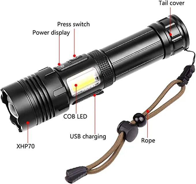 Mnm Box Deals | Rechargeable Led Police Torch Bx-P21 Rechargeable Led Police Torch BX-P21 - Image 5