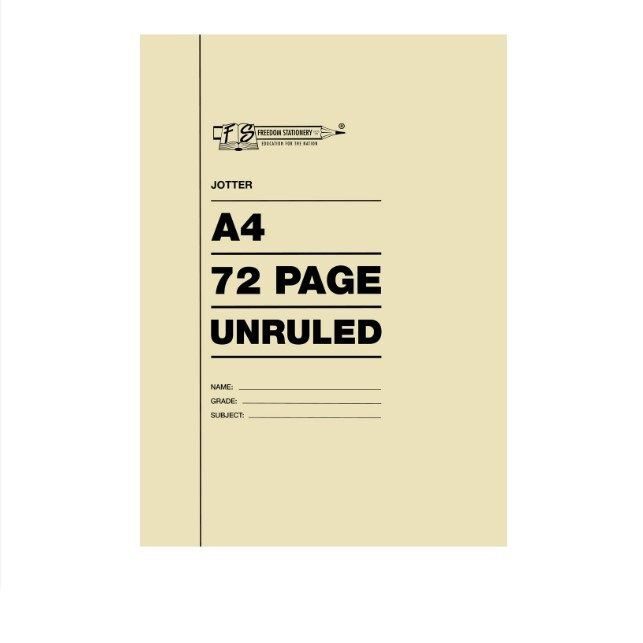 Freedom Stationary A4-72 Pages Unruled