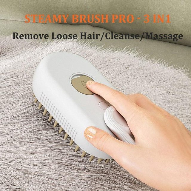 Mnm Box Deals | Pet Electric Spray Massage Brush Pet Electric Spray Massage Brush - Image 5