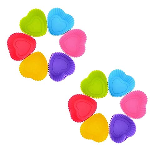 Mnm Box Deals | 12 Piece Heart Shape Silicone Cupcake Moulds 12 Piece Heart Shape Silicone Cupcake Moulds - Image 7
