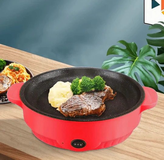 Mnm Box Deals | Electric Non-Stick Frying Baking Pan 26Cm Electric Non-Stick Frying Baking Pan 26cm - Image 3