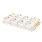 Mnm Box Deals | Acrylic Snack Storage Box With Tray 8 Division MnM Box Deals | Acrylic Snack Storage Box with Tray 8 Division