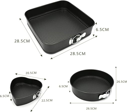 Mnm Box Deals | 3 Piece Non-Stick Springform Baking Pans 3 Piece Non-Stick Springform Baking Pans - Image 9