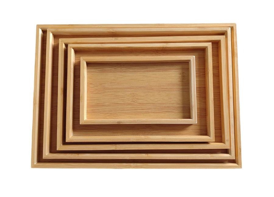 Mnm Box Deals | 5 Piece Bamboo Serving Trays 5 Piece Bamboo Serving Trays - Image 5