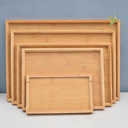 Mnm Box Deals | 5 Piece Bamboo Serving Trays 5 Piece Bamboo Serving Trays - Image 3