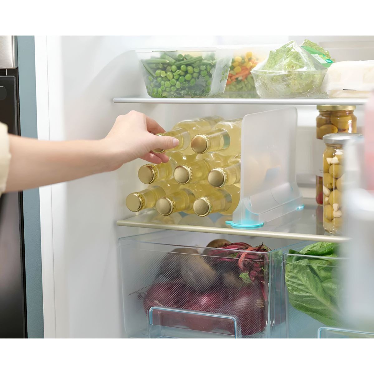 Mnm Box Deals | Clear Refrigerator Shelf Divider Clear Refrigerator Shelf Divider - Image 3