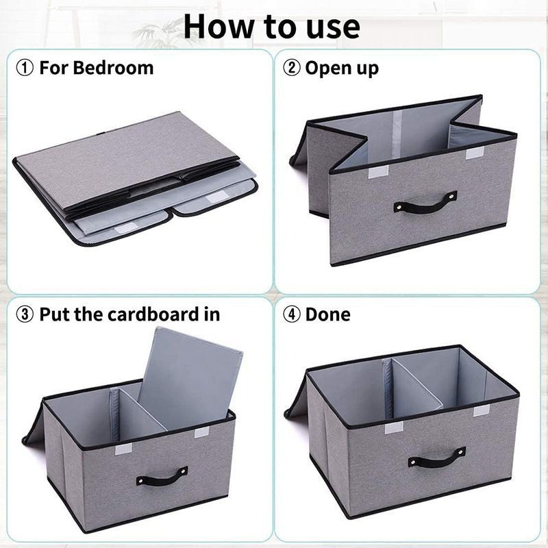 Mnm Box Deals | Foldable Clothes Organizer Storage Box Foldable Clothes Organizer Storage Box - Image 4