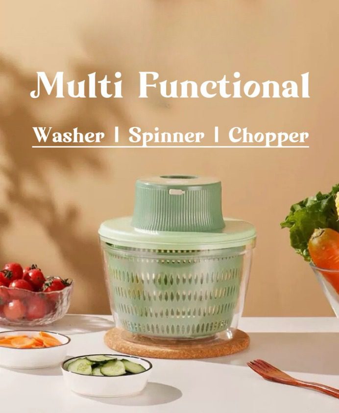Mnm Box Deals | Electric Salad Spinner And Chopper Electric Salad Spinner and Chopper - Image 2