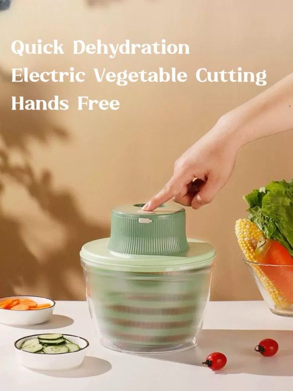 Mnm Box Deals | Electric Salad Spinner And Chopper Electric Salad Spinner and Chopper - Image 3