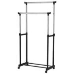 Mnm Box Deals | Double Pole Adjustable Clothing Rack MnM Box Deals | Double Pole Adjustable Clothing Rack
