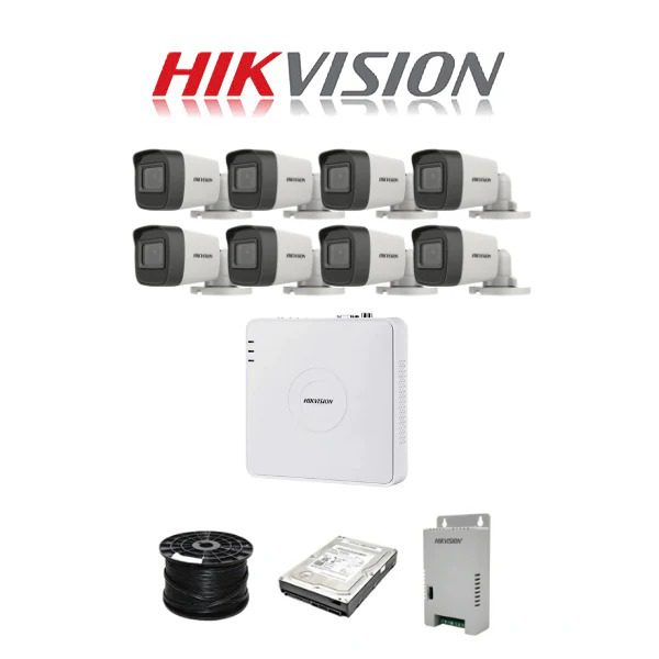 HIK Vision 8 Channel 1080P Complete Kit