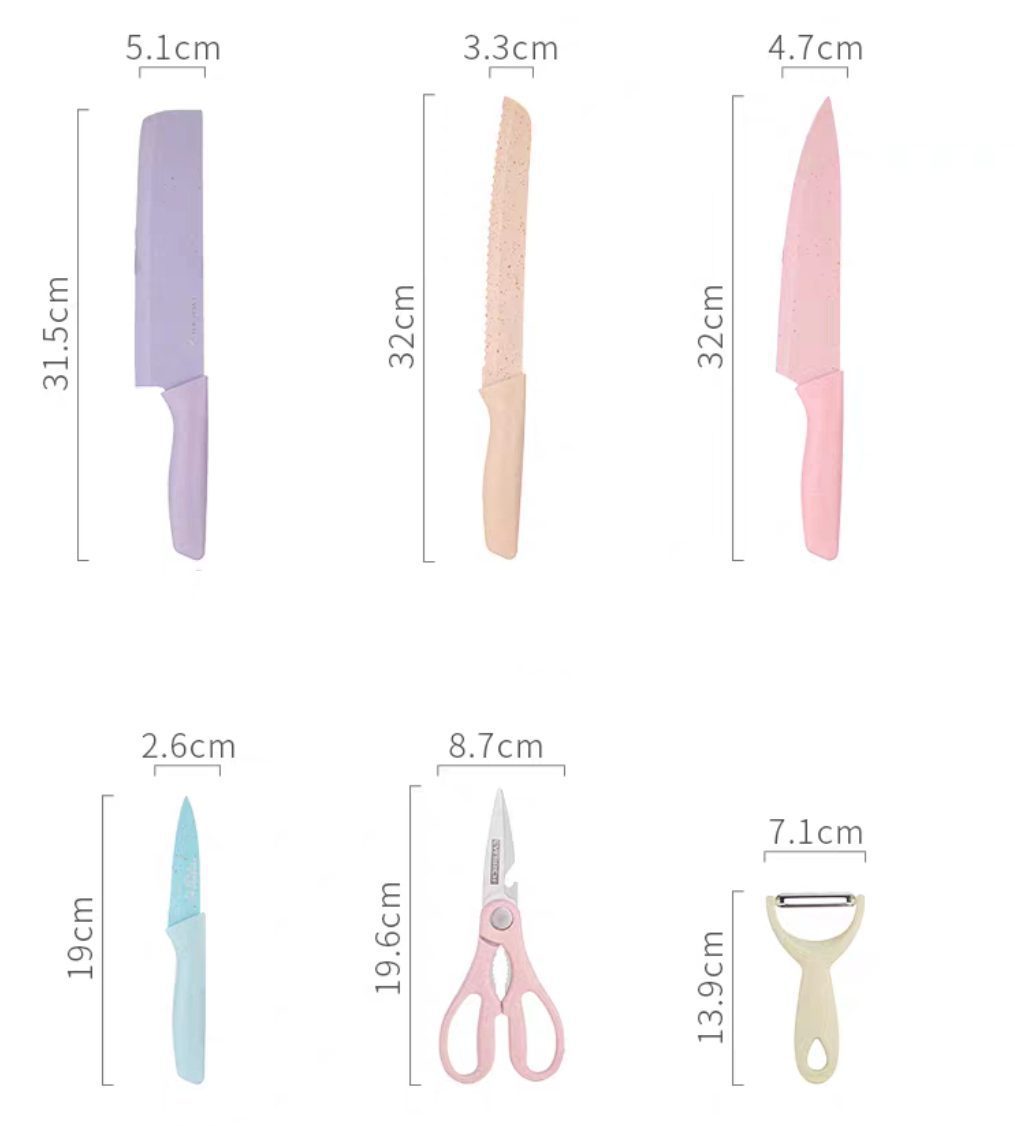 Mnm Box Deals | 6 Piece Macaroon Knife Set 6 Piece Macaroon Knife Set - Image 5