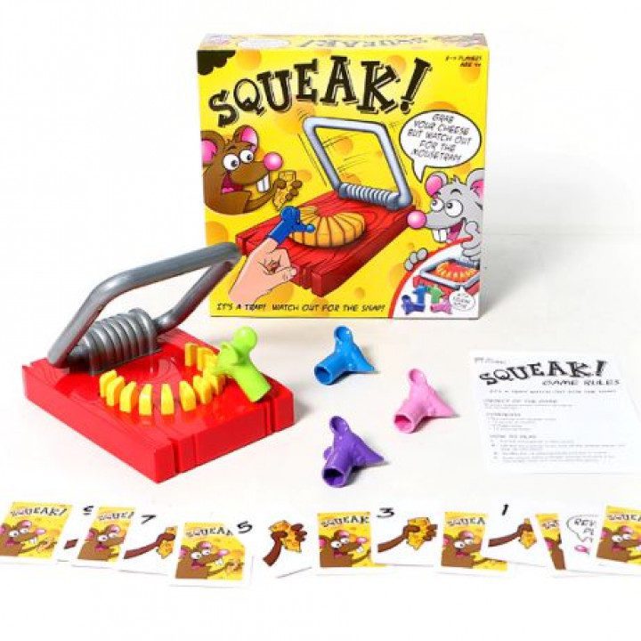 Squeak Board Mouse Trap Game