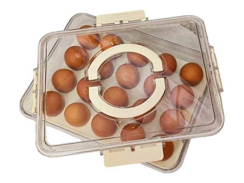 Mnm Box Deals | Egg Storage Container With Handle Egg Storage Container with Handle - Image 3
