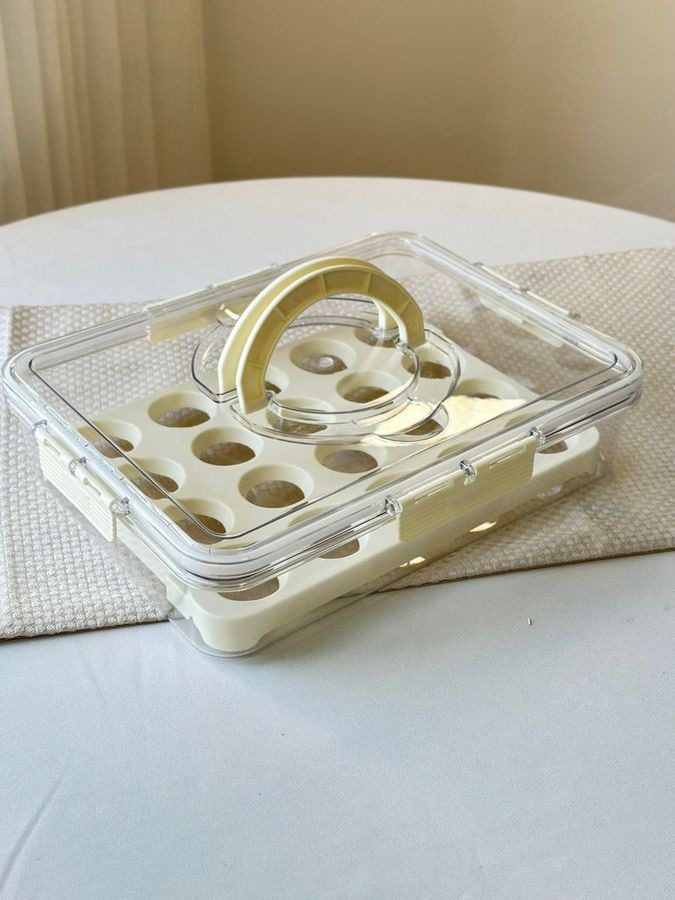Mnm Box Deals | Egg Storage Container With Handle Egg Storage Container with Handle - Image 5