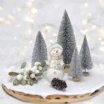 Mnm Box Deals | White And Silver Artificial Mini Christmas Tree MnM Box Deals | White and Silver Artificial Mini Christmas Tree