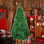MnM Box Deals | Green and White Christmas Tree 180cm