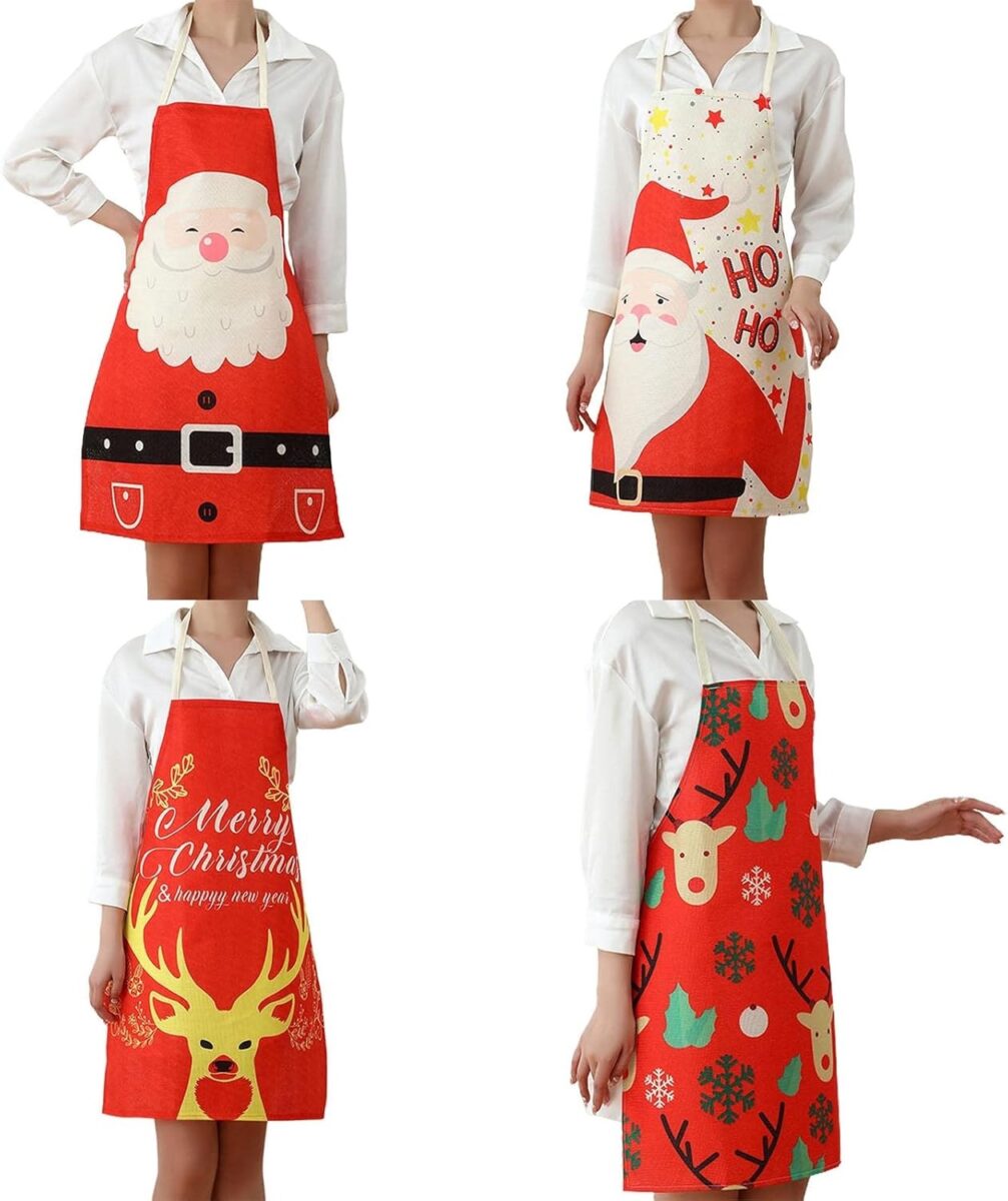 Christmas Decorated Aprons