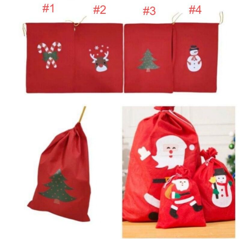 Christmas Drawstring Gift Bag