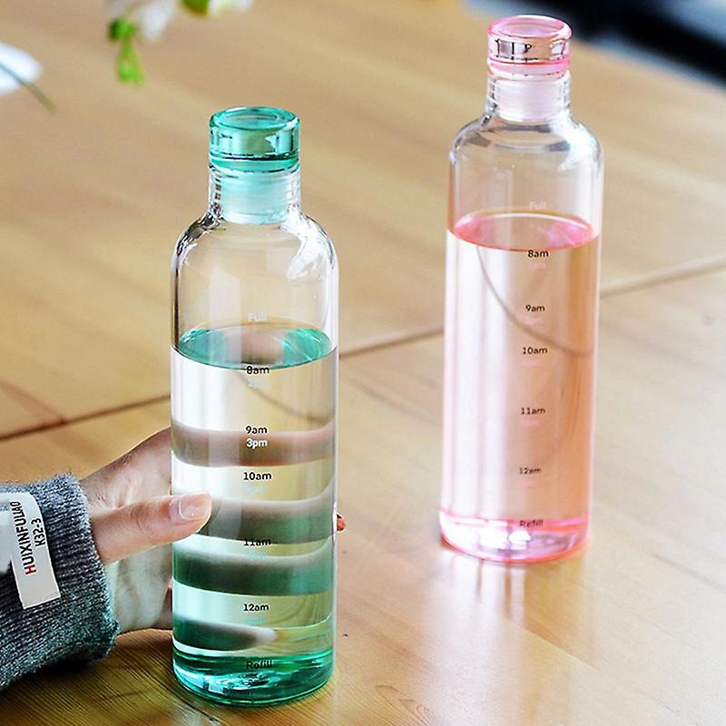 500ml Glass Bottle with Time