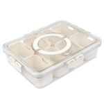 MnM Box Deals | Air Tight Stylish Divided Snack Box 8 Grid