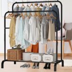 Mnm Box Deals | Double-Rail Metal Hanging Clothes Rack MnM Box Deals | Double-Rail Metal Hanging Clothes Rack