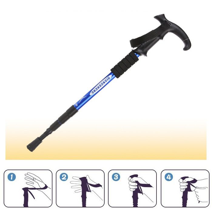 Mnm Box Deals | Trekking Pole With Curved Handle Trekking Pole with Curved Handle