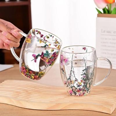 Mnm Box Deals | Double Wall Cute Flower Mug 350Ml Double Wall Cute Flower Mug 350ml - Image 3