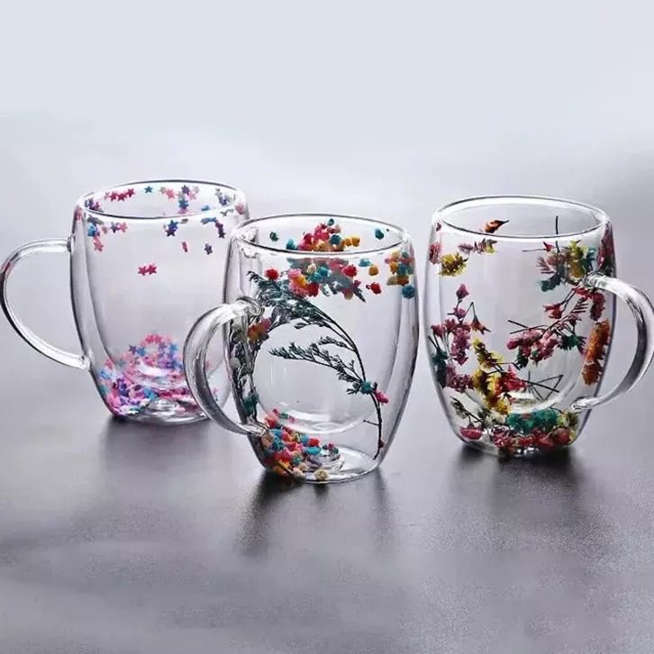 Mnm Box Deals | Double Wall Cute Flower Mug 350Ml Double Wall Cute Flower Mug 350ml - Image 9